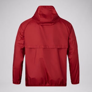 Mens British & Irish Lions Lightweight Rain Jacket Red