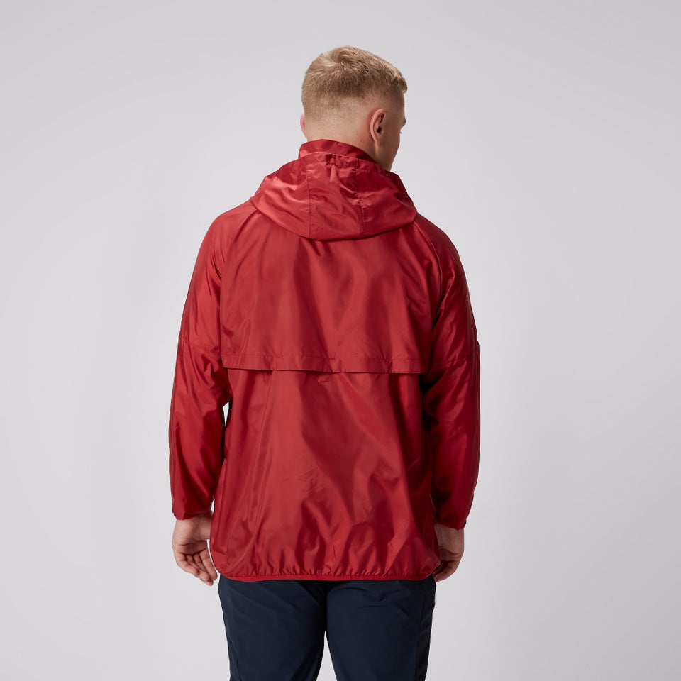 MENS BRITISH & IRISH LIONS CCC LIGHTWEIGHT RAIN JACKET RED