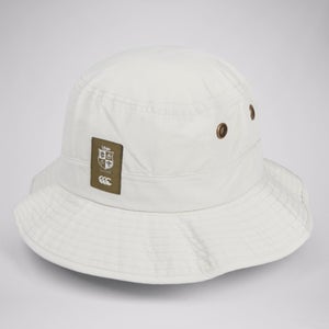 ADULT UNISEX BRITISH & IRISH LIONS OUTBACK WIDE BRIM HAT WHITE - ONE SIZE