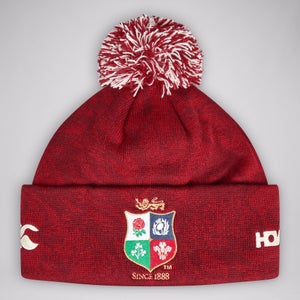 BRITISH & IRISH LIONS CCC BOBBLE HAT RED - 1SZE