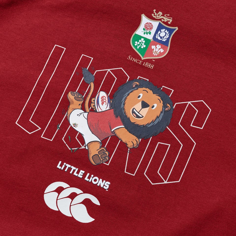 KIDS BRITISH & IRISH LIONS CCC LITTLE LIONS T-SHIRT RED