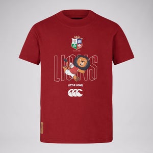 KIDS BRITISH & IRISH LIONS CCC LITTLE LIONS T-SHIRT RED - 5YR