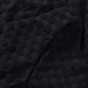 Women's Flu3nte Terry Asymmetrical Cut Out One Piece Black