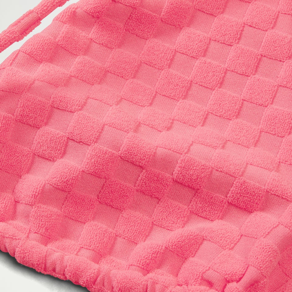 Women's Flu3nte Terry Convertible Tri Strap Top Pink
