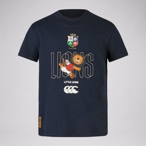 JUNIOR UNISEX BRITISH & IRISH LIONS LITTLE LIONS TEE NAVY - AGE 6