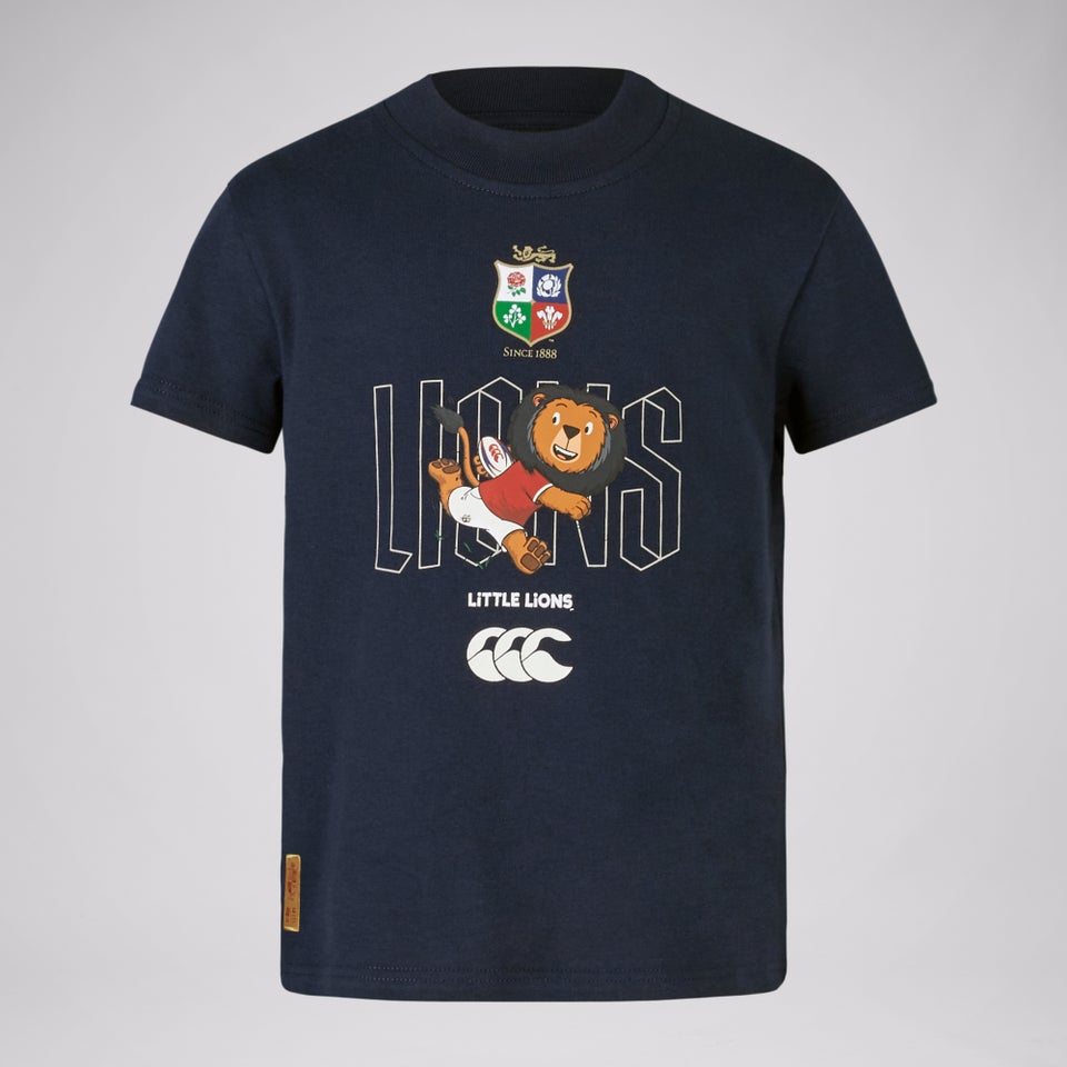 Junior Unisex British & Irish Lions Little Lions Tee Navy