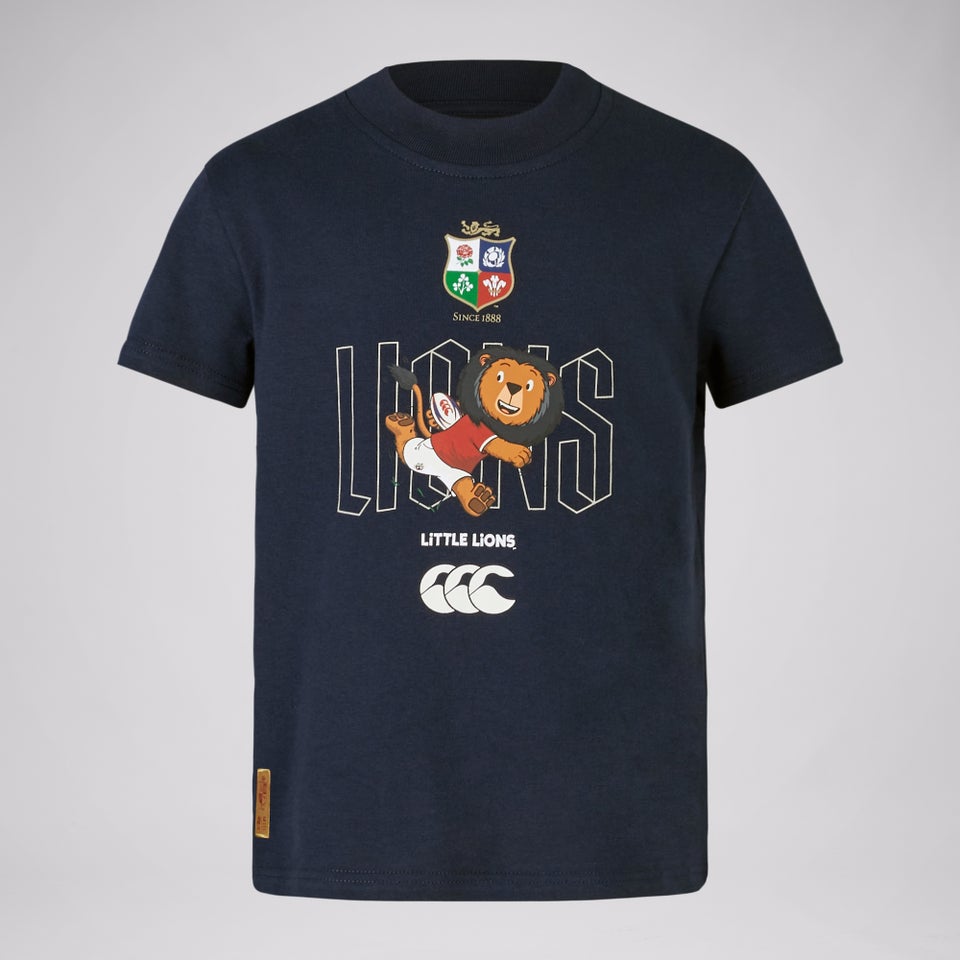 KIDS BRITISH & IRISH LIONS CCC LITTLE LIONS T-SHIRT BLUE