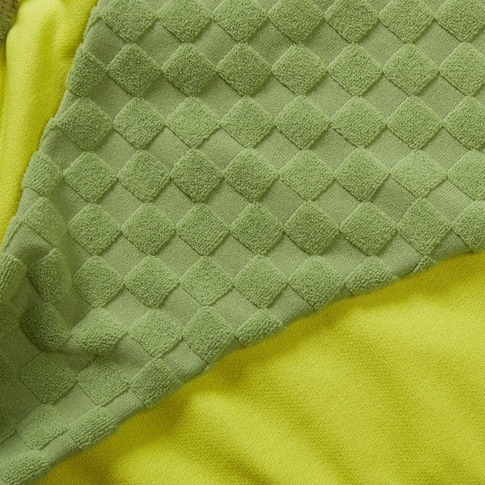 Grüner FLU3NTE asymmetrischer Badeanzug mit Cut-Out