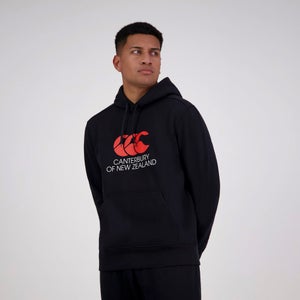 MENS CNZ HOODIE JET BLACK - 2XL