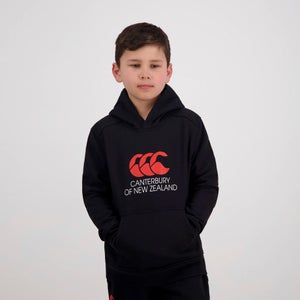 KIDS CNZ HOODIE JET BLACK - 10YR
