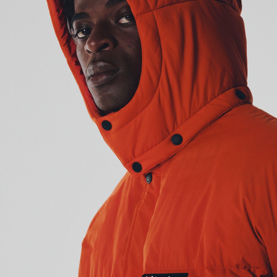 Isolierte Lumley Unisex-Jacke Flame - Orange