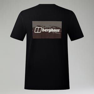 Cheviot Box Logo Herren-T-Shirt - Schwarz