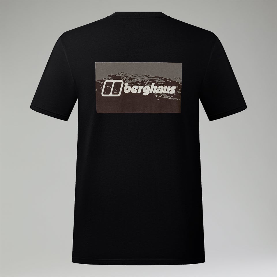 Cheviot Box Logo Herren-T-Shirt - Schwarz