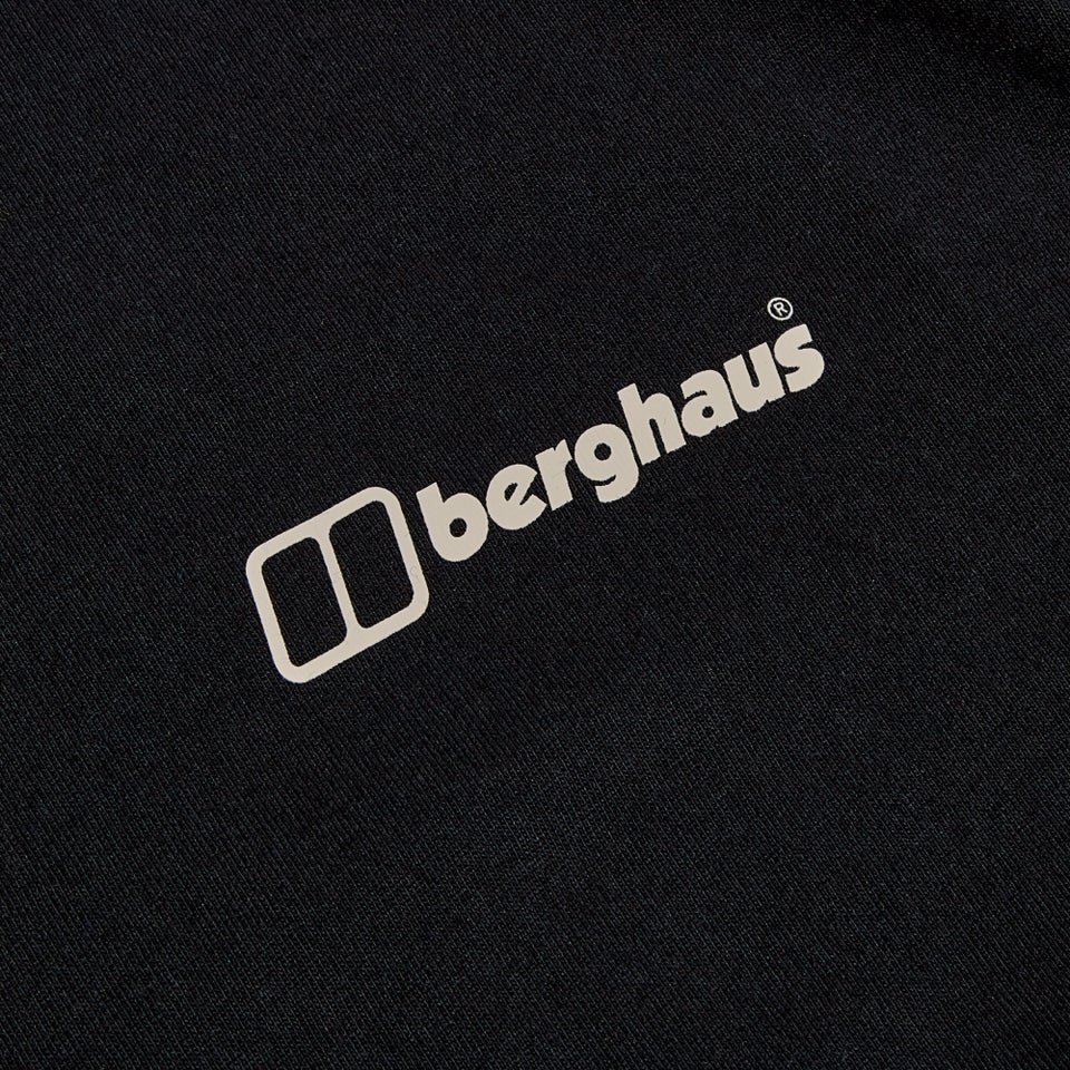 Cheviot Box Logo Herren-T-Shirt - Schwarz