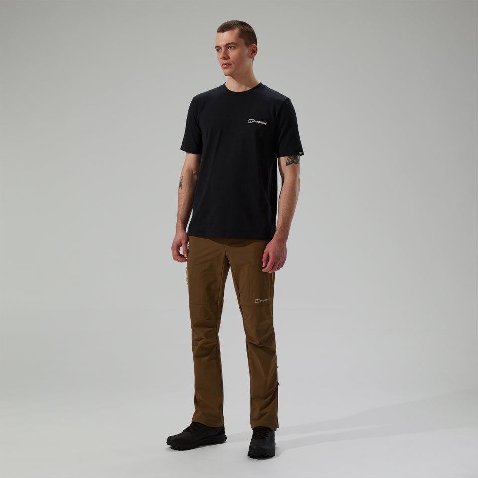 Cheviot Box Logo Herren-T-Shirt - Schwarz