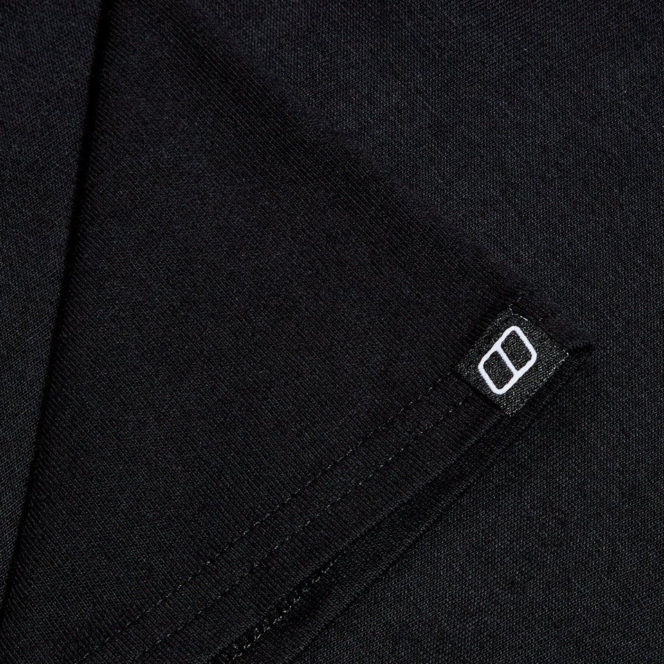 Cheviot Box Logo Herren-T-Shirt - Schwarz