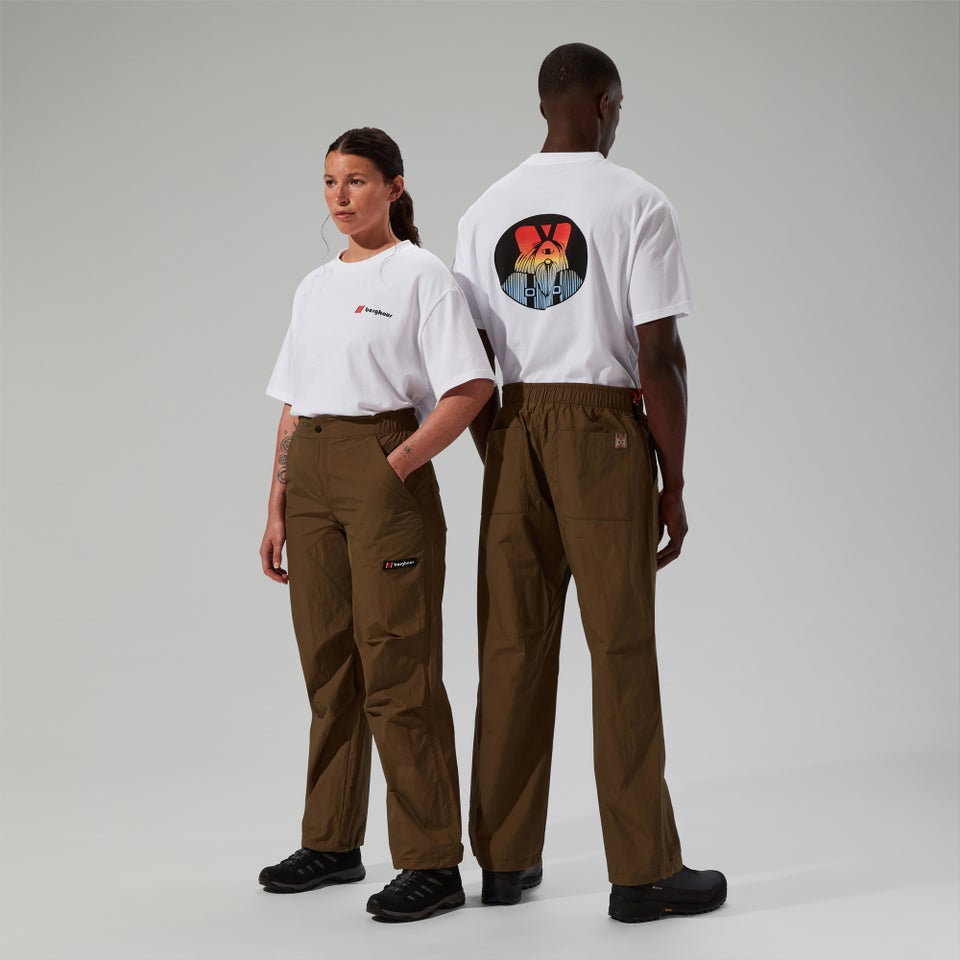 Unisex Parachute Pant - Brown