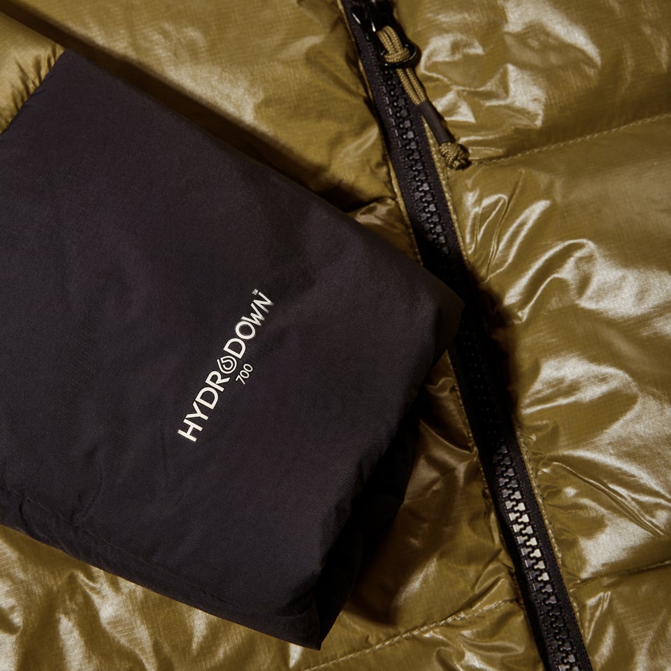 Daunen-isolierte URB Arkos Reflect Herren-Jacke - Grün/Schwarz