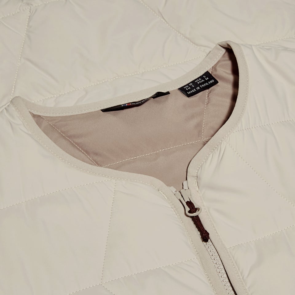 Gesteppt-isolierte Netherdene Damen-Jacke - Grau