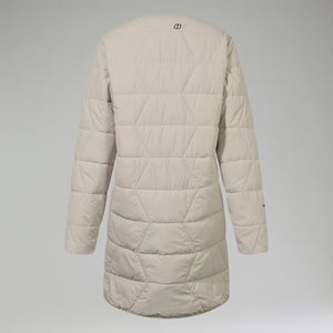 Gesteppt-isolierte Netherdene Damen-Jacke - Grau