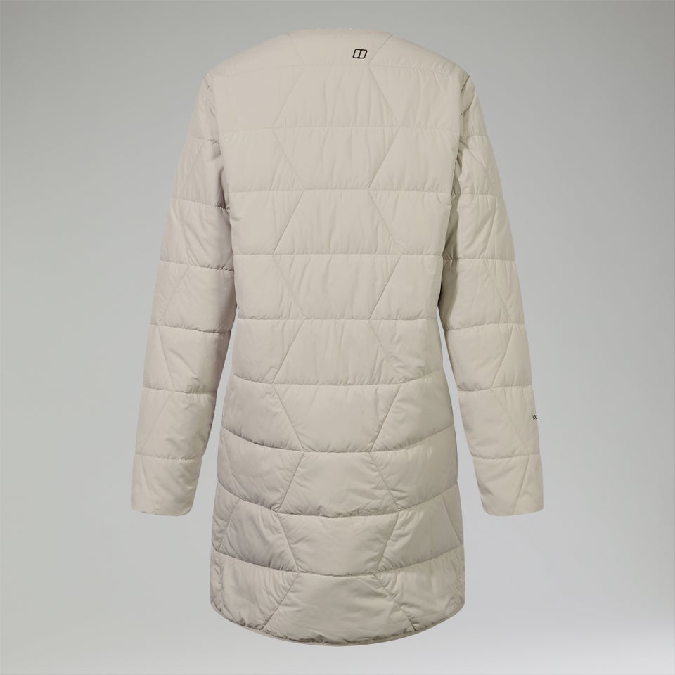 Gesteppt-isolierte Netherdene Damen-Jacke - Grau