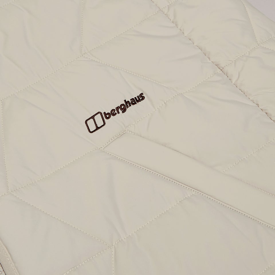 Gesteppt-isolierte Netherdene Damen-Jacke - Grau