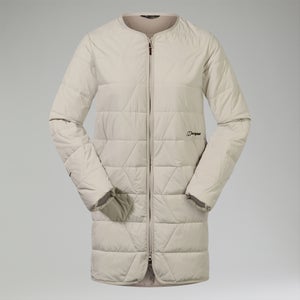 Gesteppt-isolierte Netherdene Damen-Jacke - Grau