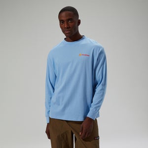 Unisex Mera Peak Long Sleeve T-Shirt - Blue