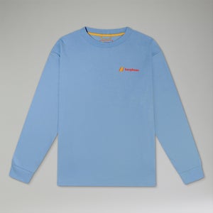 Unisex Mera Peak Long Sleeve T-Shirt - Blue