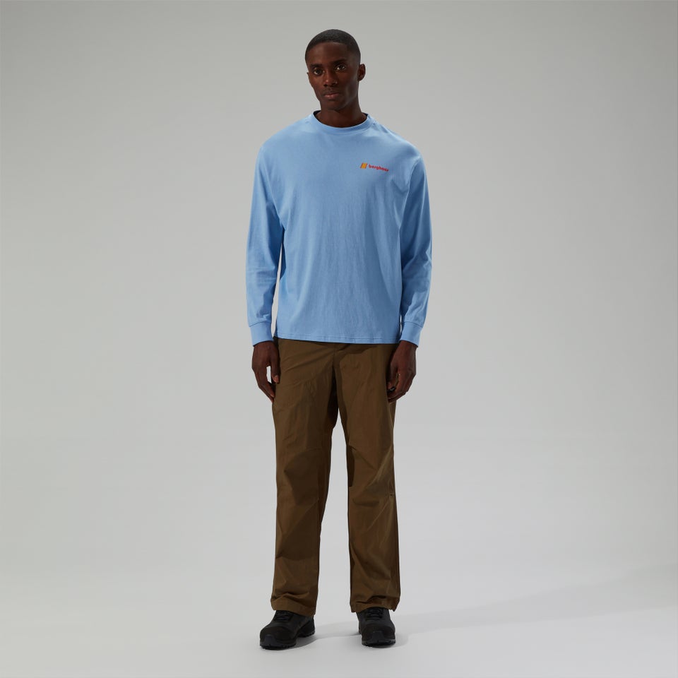 Unisex Mera Peak Long Sleeve T-Shirt - Blue