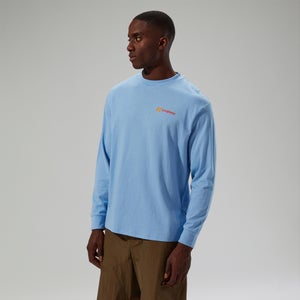 Unisex Mera Peak Long Sleeve T-Shirt - Blue