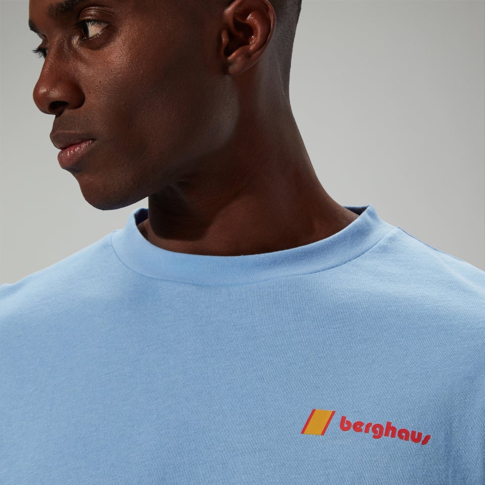 Unisex Mera Peak Long Sleeve T-Shirt - Blue