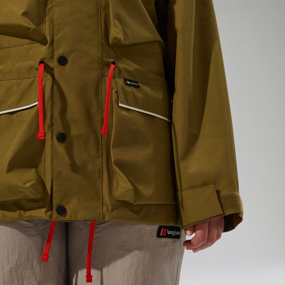 Unisex Trango Gore-Tex Waterproof Jacket - Green/Brown