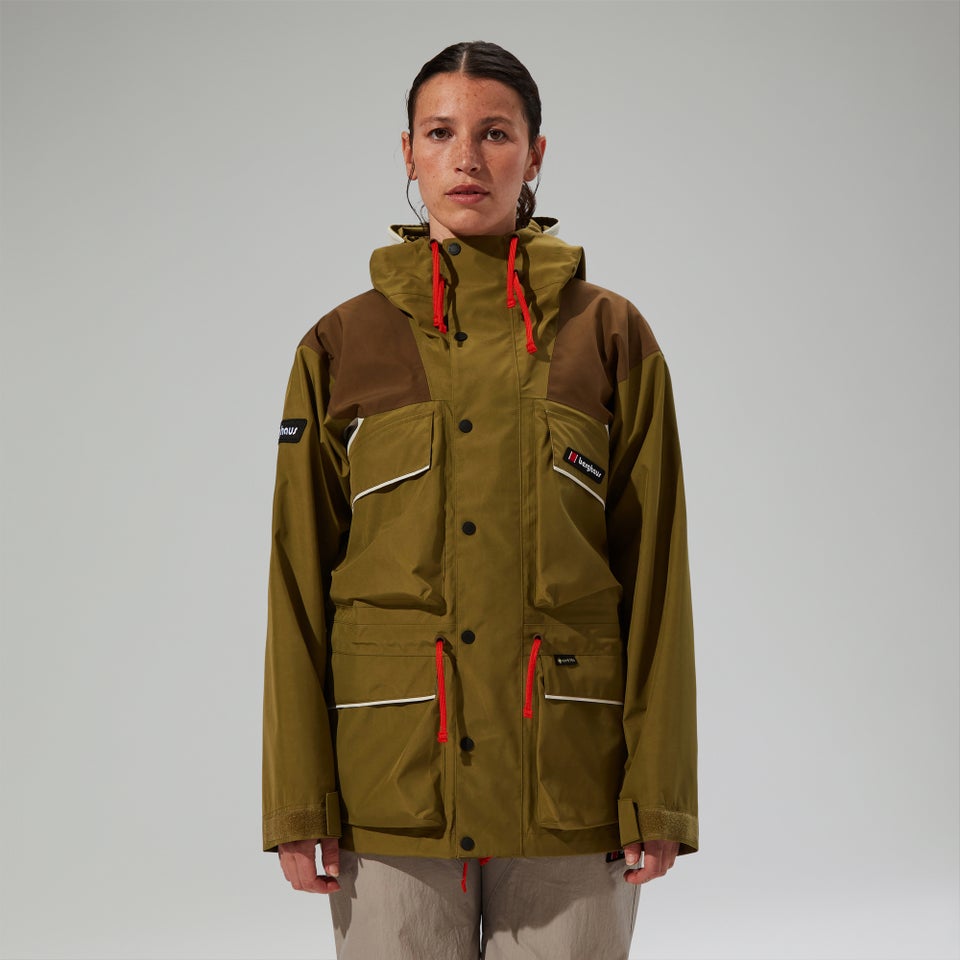 Unisex Trango Gore-Tex Waterproof Jacket - Green/Brown