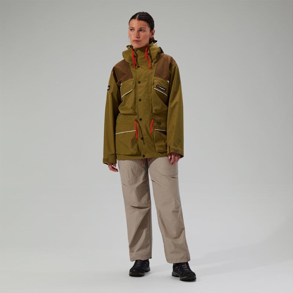 Unisex Trango Gore-Tex Waterproof Jacket - Green/Brown