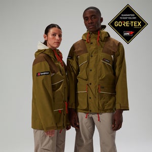 Unisex Trango Gore-Tex Waterproof Jacket - Green/Brown