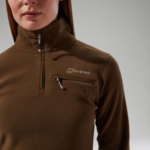 Women's Prism 2.0 Micro Half Zip Polartec Fleece - Brown