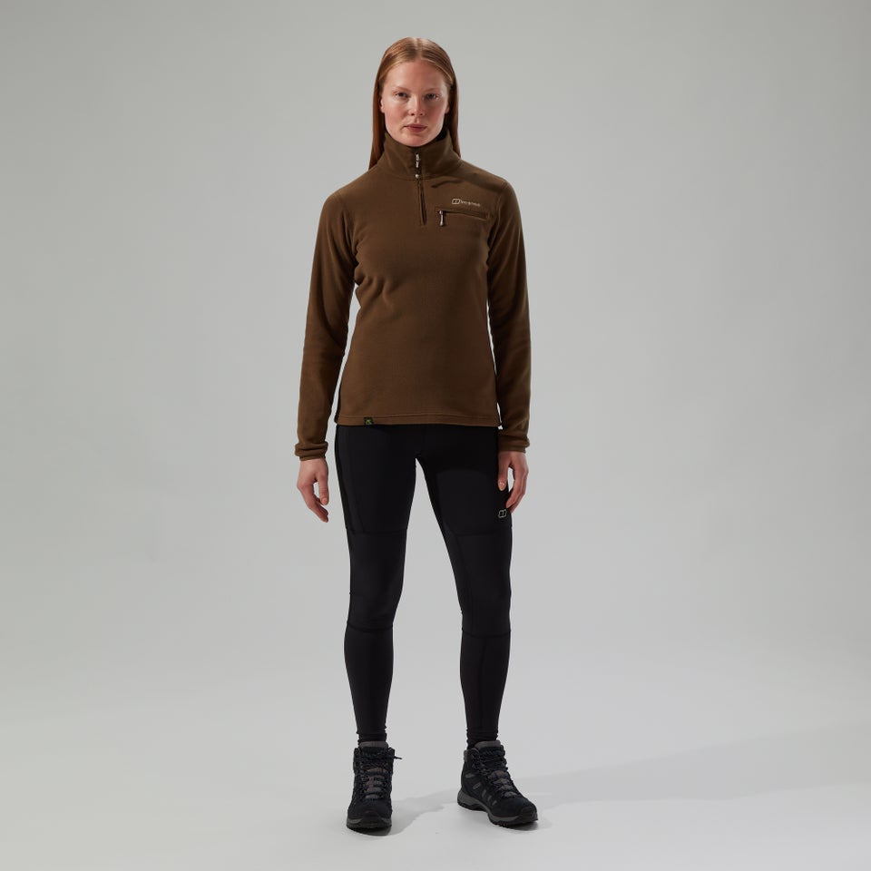 Women's Prism 2.0 Micro Half Zip Polartec Fleece - Brown