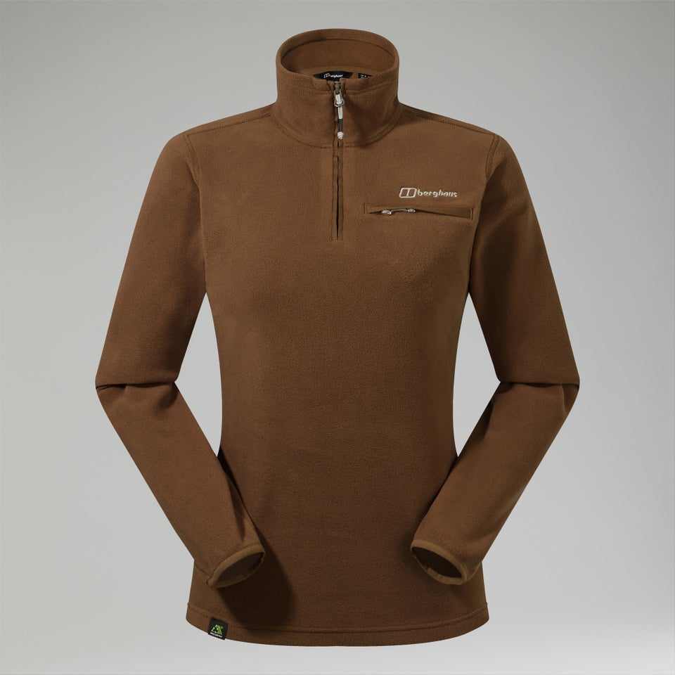 Women's Prism 2.0 Micro Half Zip Polartec Fleece - Brown