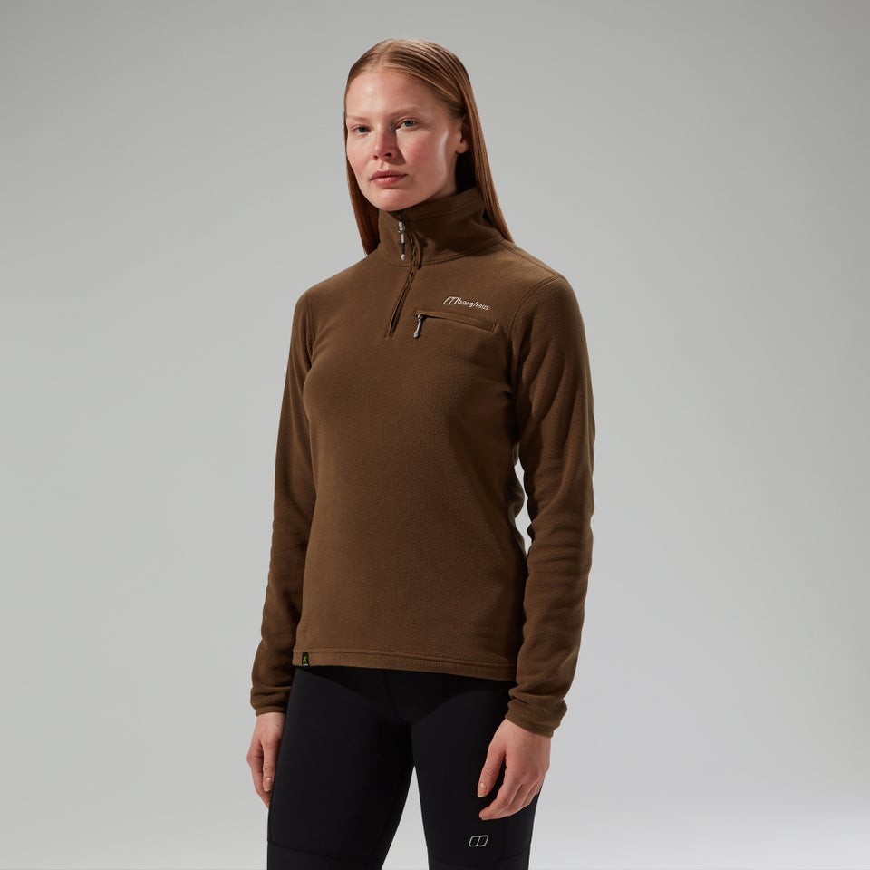Women's Prism 2.0 Micro Half Zip Polartec Fleece - Brown