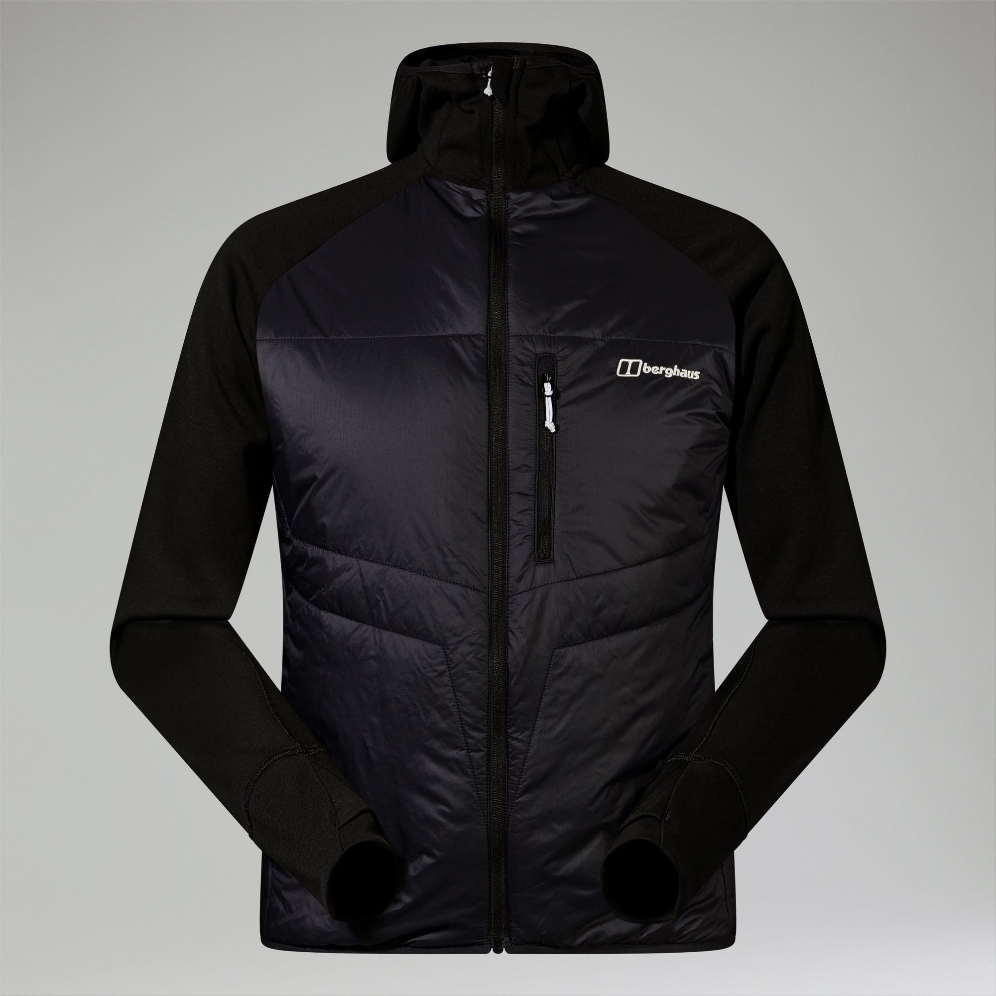 Men's Trawden Hybrid Hooded Jacket - Black | Berghaus