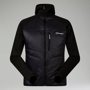 Men's Trawden Hybrid Hooded Jacket - Black