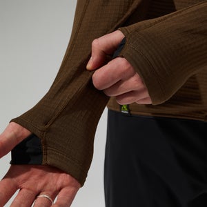 Men's Ridge-Hiker Hooded Jacket - Brown/Black