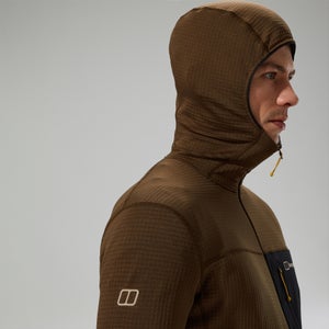 Men's Ridge-Hiker Hooded Jacket - Brown/Black