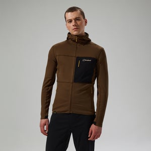 Ridge-Hiker Kapuzenjacke für Herren - Braun/Schwarz - S