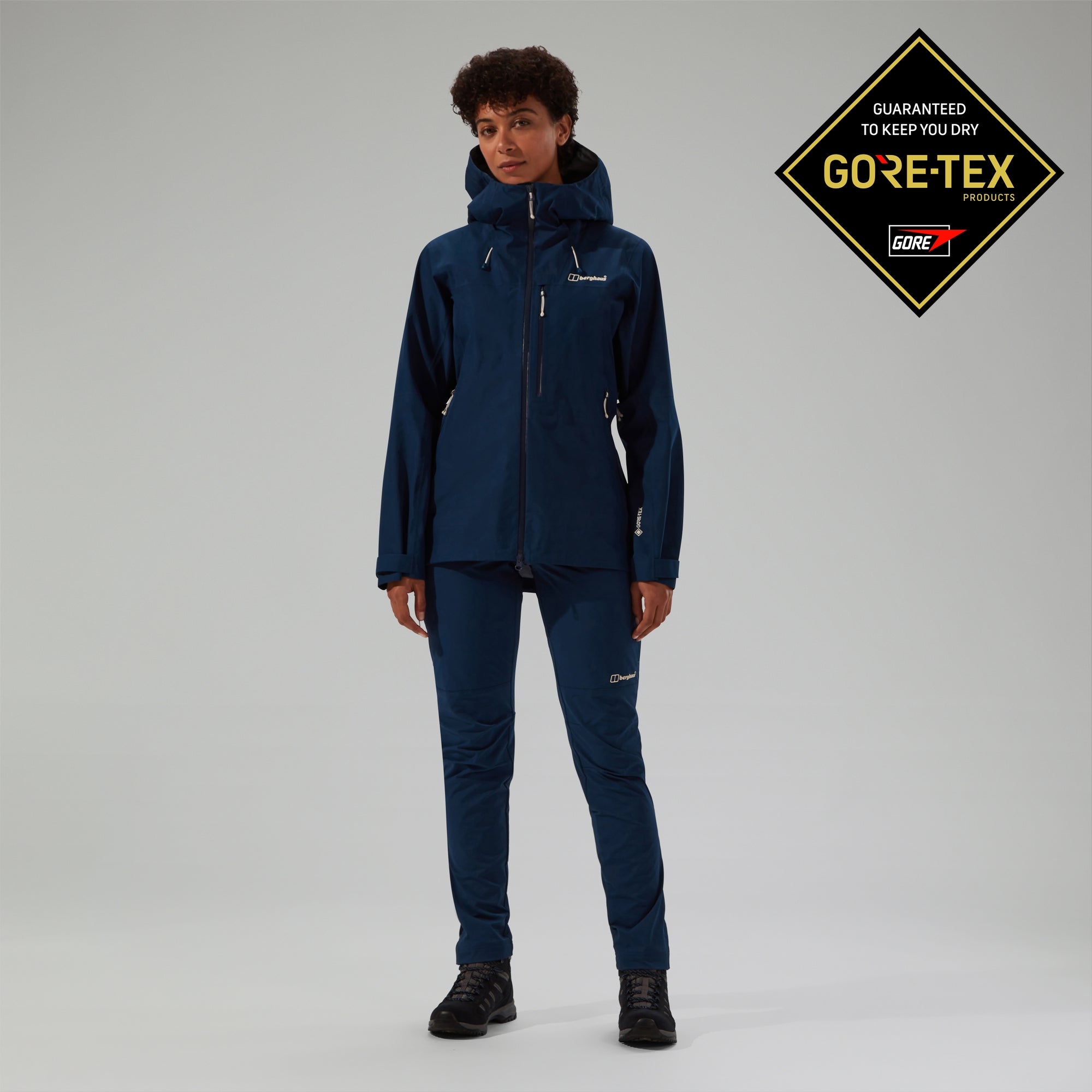 Women's Ridge-Seeker Gore-Tex Waterproof Jacket - Blue | Berghaus