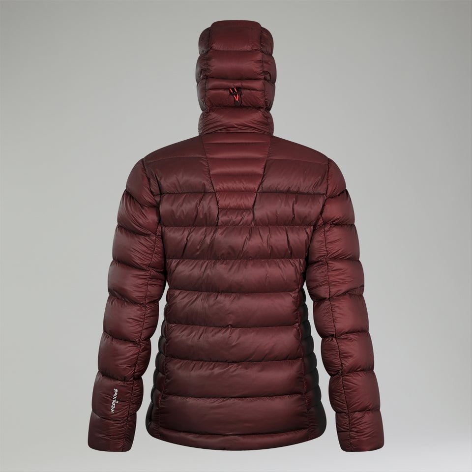 Isolierte Summit-Nomad Daunen-Jacke für Damen - Rot