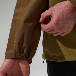 Wasserdichte Deluge Pro 3.0 Herren-Jacke - Grün/Braun