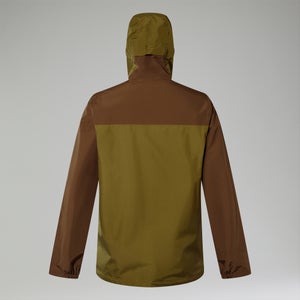 Wasserdichte Deluge Pro 3.0 Herren-Jacke - Grün/Braun