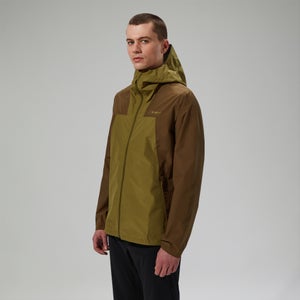 Wasserdichte Deluge Pro 3.0 Herren-Jacke - Grün/Braun